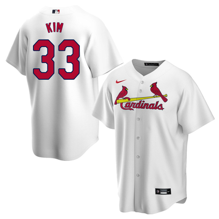 Nike Men #33 Kwang-Hyun Kim St.Louis Cardinals Baseball Jerseys Sale-White